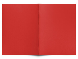 Open Red Greeting Card Cover 5x7in