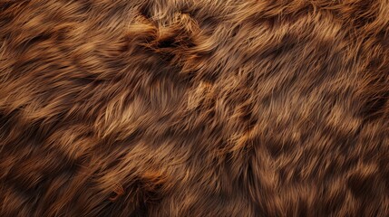 Fototapeta premium Background and texture of natural brown fur animal