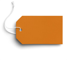 Orange Gift Label