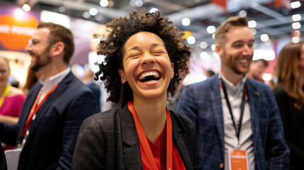 Authentic Laughter at a Conference