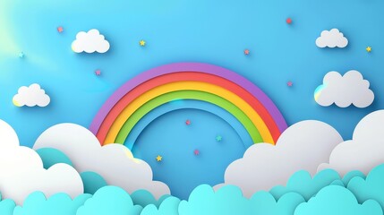 Rainbow Sky Dreamscape