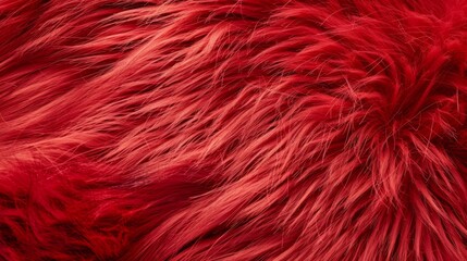 Fototapeta premium Background and texture of natural red fur animal