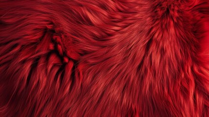 Fototapeta premium Background and texture of natural red fur animal
