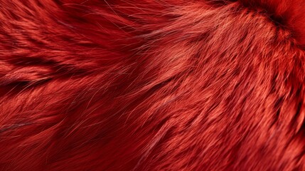 Naklejka premium Background and texture of natural red fur animal