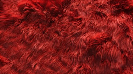 Naklejka premium Background and texture of natural red fur animal