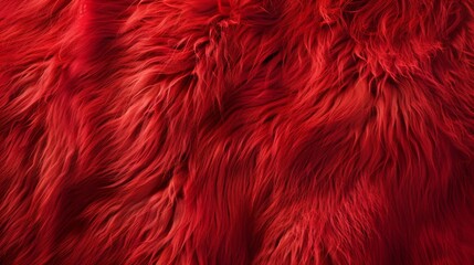 Fototapeta premium Background and texture of natural red fur animal