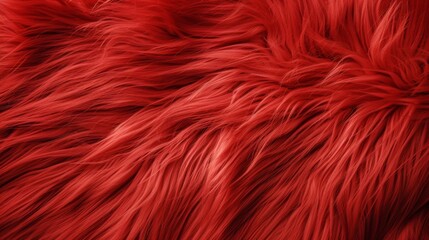 Naklejka premium Background and texture of natural red fur animal