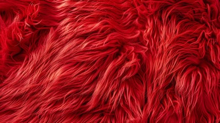Fototapeta premium Background and texture of natural red fur animal