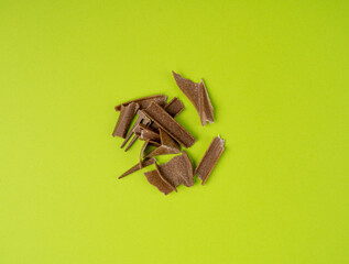 Broken Disposable Brown Spoon, Wood Fiber Biodegradable Cutlery Pieces, Eco Fibres Utensils