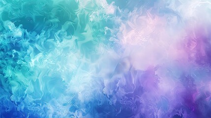 Blurred abstract effect with soft pastel gradient background featuring seamlessly blended blue, purple, and green hues.
