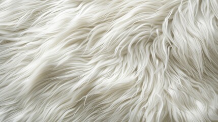 Background and texture of natural white fur animal