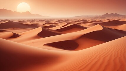 red desert dunes abstract background design