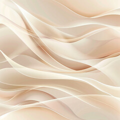 Abstract beige background with soft waves and light lines for an elegant design