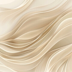 Obraz premium Abstract beige background with soft waves and light lines for an elegant design