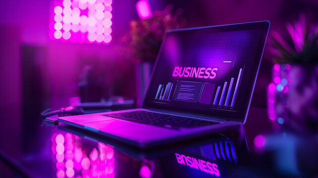 Modern Business Analytics on Laptop