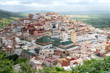 Fototapeta premium Moulay Idriss Zerhoun - Marocco