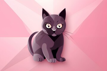 cat with pink bow made by midjourney