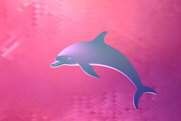 dolphin in the water made by midjourney