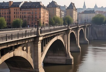 Fototapeta premium Bridge over the river