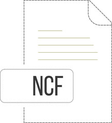 NCF  icon black dashed outline v1