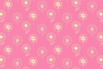 seamless pattern with flowers