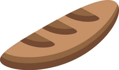 Simple loaf of bread, baked to perfection and ready to be enjoyed