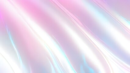 Obraz premium Holographic background light refraction texture overlay effect for photo and mockups. Organic drop diagonal holographic flare on a white wall. Shadows for natural light effects. Blurred rainbow light 