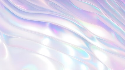 Holographic background light refraction texture overlay effect for photo and mockups. Organic drop diagonal holographic flare on a white wall. Shadows for natural light effects. Blurred rainbow light
