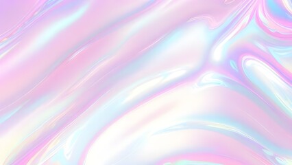 Obraz premium Holographic background light refraction texture overlay effect for photo and mockups. Organic drop diagonal holographic flare on a white wall. Shadows for natural light effects. Blurred rainbow light 