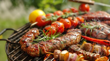A barbecue with friends and family is the perfect holiday celebration of laughter, good food, and memories.