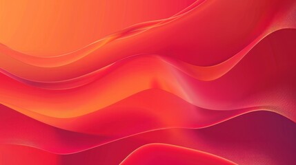 Obraz premium Abstract Red and Orange Wave Background