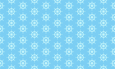 舵輪のシームレスパターン背景