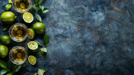 national tequila day, copy space