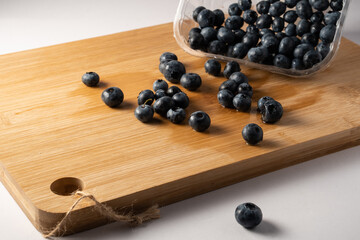 fruit blueberry on plate