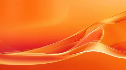 Obraz premium Abstract Orange and Yellow Wavy Design