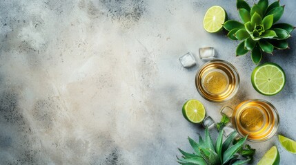 national tequila day, copy space