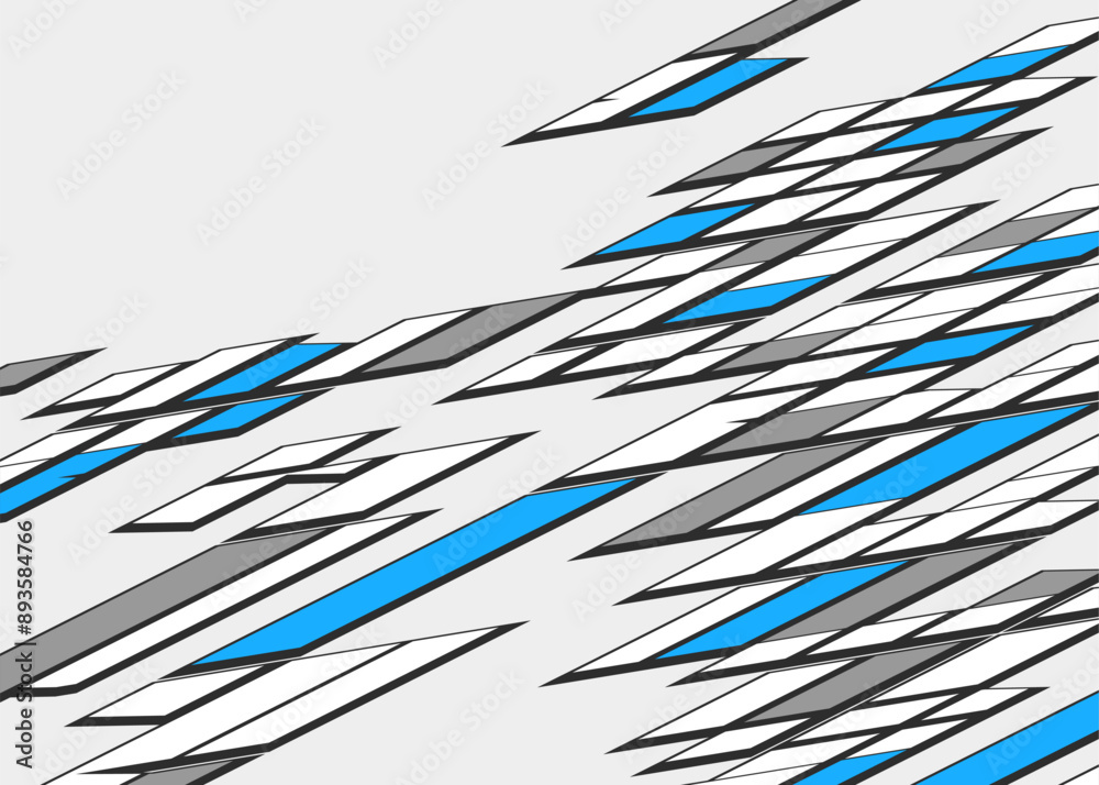 Poster abstract background with diagonal square lines pattern and with some copy space area