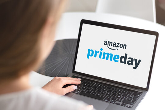 Guilherand-Granges, France - July 22, 2024. Amazon Prime Day is an annual shopping event with exclusive deals for Amazon Prime members.