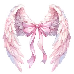 Fototapeta premium Coquette angel wings archangel animal bird.