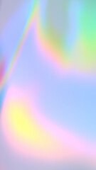 Abstract holographic neon foil. Colorful abstract vertical background. 3d rendering illustration not AI