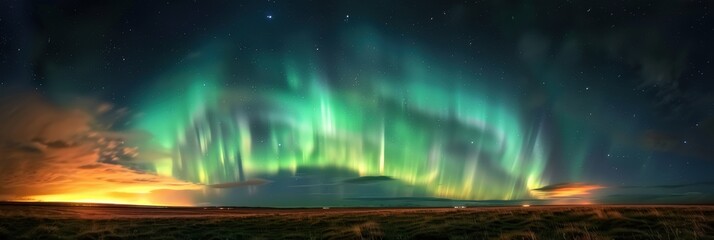 Fototapeta premium Northern Lights Display