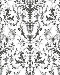 Elegant background in the arts and crafts style