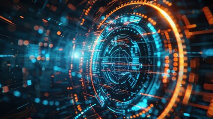 Obraz premium Abstract Digital Interface