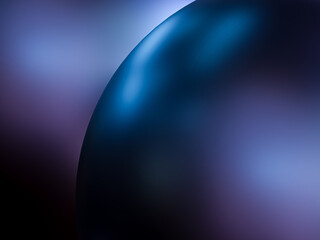 Modern gradient blue poster background. Minimalist style cover template with vibrant perspective 3d geometric ball shapes collection. Ideal design for social media, cover, banner, flyer.