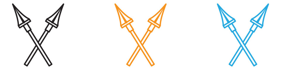 lance icon vector logo set collection for web app ui