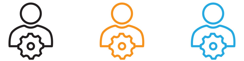 User Management Icon vector logo set collection for web app ui