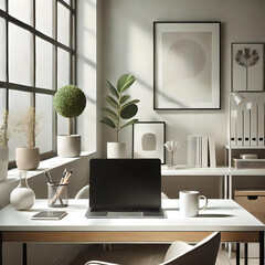 Minimalist Office Workspace