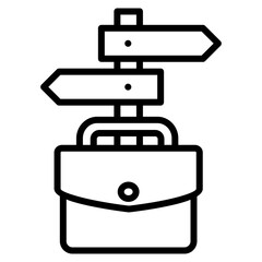 Career Guidance  Icon Element For Design