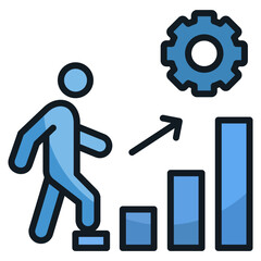 Professional Development  Icon Element For Design