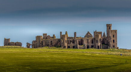 Slain's Castle, Cruden Bay, Scotland.  This castle was the inspiration for Bram Stoke's Dracula